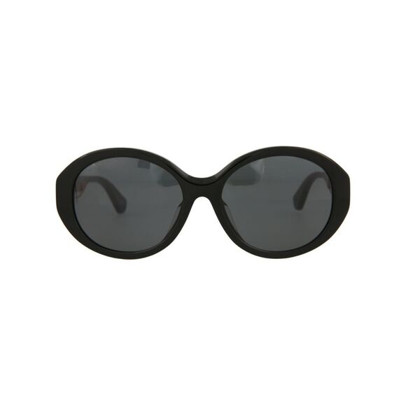 Gucci Round-Frame Acetate Sunglasses Black Womens - Picture 1 of 4